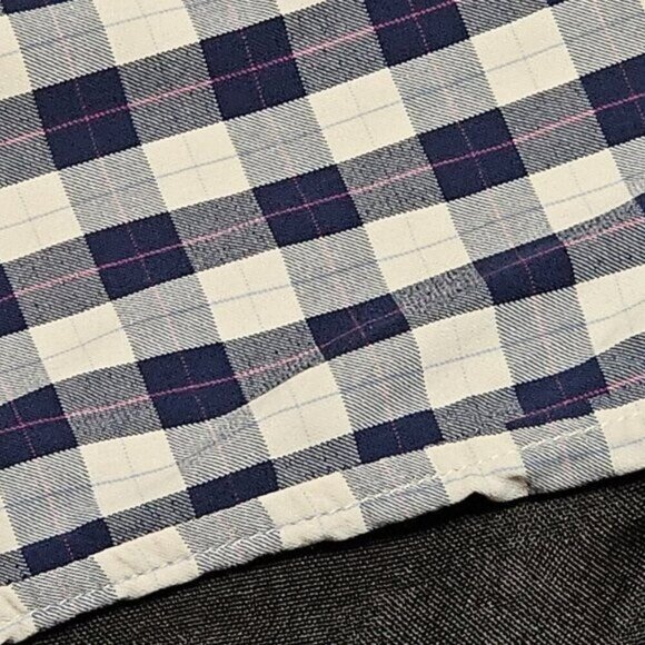 Bonobos Slim Fit Blue & White Checkered Button-Down Shirt Size Medium - Picture 14 of 16